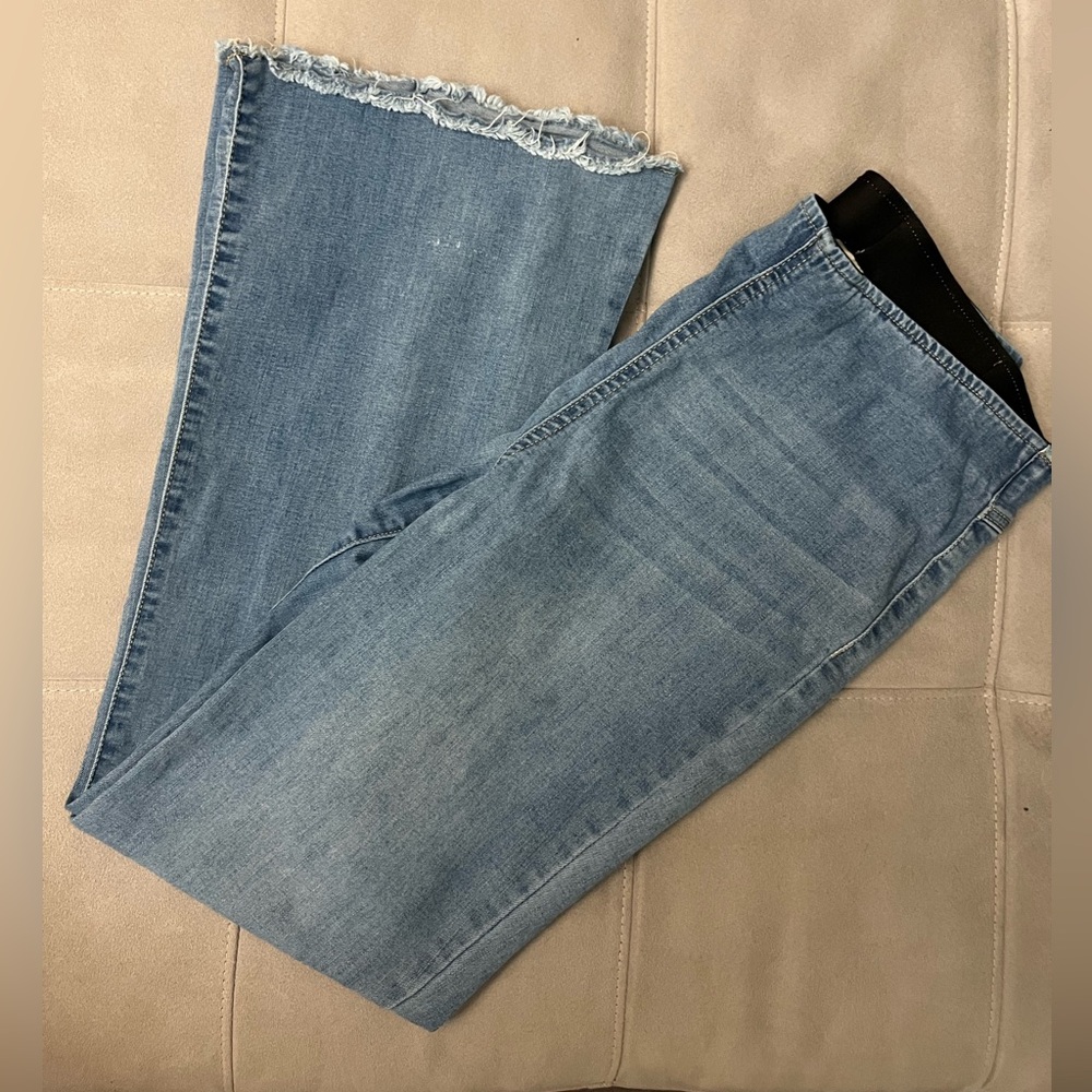 Elastic Hight Waist Flared Jeans Knox Rose